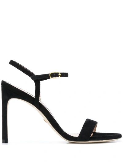 Stuart Weitzman Nunaked Open-toe Sandals In Black