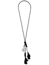 JIL SANDER TASSELED CORD NECKLACE