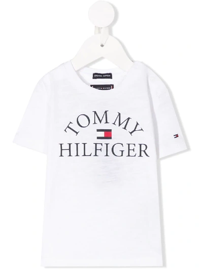 Tommy Hilfiger Junior Babies' Essential Organic Cotton T-shirt In White