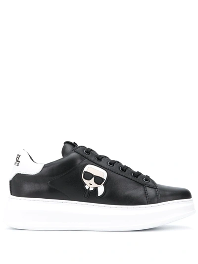 Karl Lagerfeld Ikonik Karl Sneakers In Black