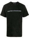 United Standard Crew Neck Printed Logo T-shirt In Black