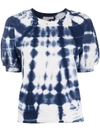 ULLA JOHNSON TIE DYE PRINT T-SHIRT