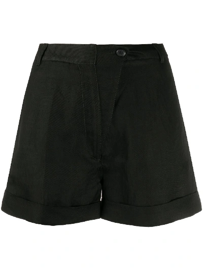 Ann Demeulemeester Plain Basic Shorts In Black