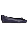 Geox Annytah Ballet Flats In Navy