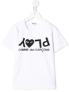 Comme Des Garçons Play Play T-shirt In White