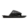 BALENCIAGA BALENCIAGA BLACK CROC SLIDES