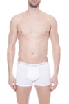 CALVIN KLEIN UNDERWEAR CALVIN KLEIN UNDERWEAR MEN'S WHITE COTTON BOXER,000NB2216A100 L