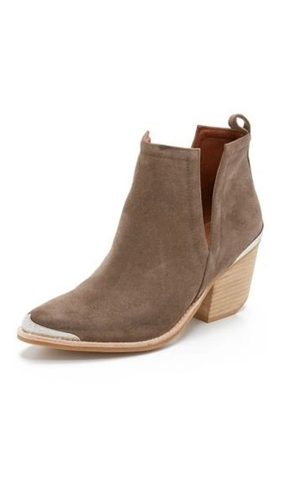Jeffrey Campbell Cromwell Cutout Western Boot In Taupe