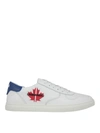 Dsquared2 Maple Gym Sneakers In White Leather