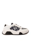 VERSACE JEANS COUTURE LOGO PRINT SNEAKERS