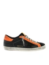 GOLDEN GOOSE NEON DETAILS SNEAKERS IN BLACK