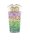 STELLA MCCARTNEY WHITE WAVES PRINT DRESS