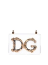 Dolce & Gabbana Dg Barocco Mini Bag In White In White