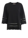 TWINSET LACE DETAILED OVERSIZED T-SHIRT