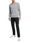 Theory Tech Raffi Compact Straight Slim Fit Ponte Pants In Black