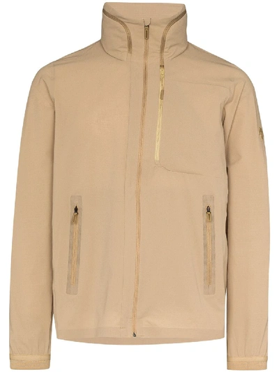 Descente Cool Dots Packable Windbreaker Jacket In Neutrals