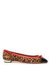 AQUAZZURA AQUAZZURA LEOPARD PRINT BALLERINAS