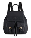 Tory Burch Perry Nylon Backpack In Black