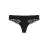 Simone Perele Saga Black Guipure Lace Thong In Black