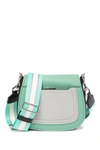 Marc Jacobs Empire City Mini Leather Messenger Bag In Surf Multi