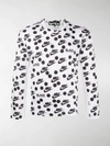 BLACK COMME DES GARÇONS X NIKE PRINT LONG SLEEVE TOP,15348642