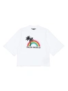 PALM ANGELS PALM ANGELS RAINBOW CROPPED T