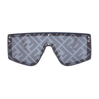 Fendi Unisex Logo Shield Sunglasses, 145mm In 0086dkhava