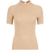 FENDI PULLOVER IN LIGHT BLUE SILK,FENB39BNBEI