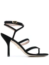 STUART WEITZMAN JULINA 95 HEEL SANDALS