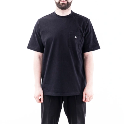 Stussy Embroidered Logo T-shirt In Black