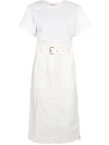 3.1 PHILLIP LIM / フィリップ リム TWO-TONE BELTED CARGO DRESS