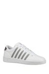 K-swiss Court Pro Ii Cmf Leather Sneaker In White/highrise/silver