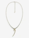 Shaun Leane Drop Hook Yellow Gold-plated Vermeil Sterling Silver Necklace In Yellow Gold Vermeil