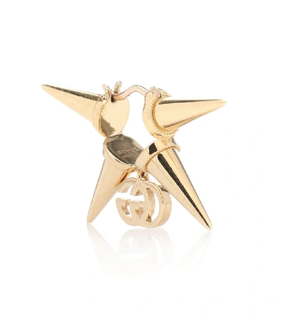 Gucci Gg Running 18kt-gold Single Earring In 金色