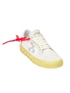 OFF-WHITE LOW VULCANIZED LEATHER SNEAKERS,400012237618