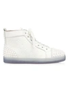CHRISTIAN LOUBOUTIN MEN'S LOU SPIKES 2 HIGH-TOP trainers,0400011596834