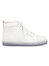 CHRISTIAN LOUBOUTIN MEN'S LOU SPIKES 2 HIGH-TOP SNEAKERS,0400011596834