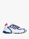 ADIDAS ORIGINALS WHITE, BLUE AND RED TORSION TRDC trainers,EG526915236493