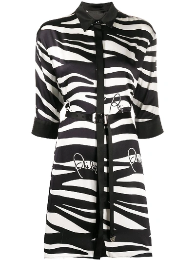 Philipp Plein Short Dress Jungle In Black