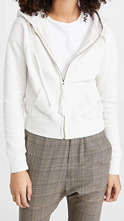 Nili Lotan Callie Cotton-jersey Hoodie In Neutrals