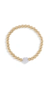 ALEXA LEIGH 5MM WHITE FLOWER BRACELET