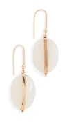 Isabel Marant Stones Earrings In Light Yellow