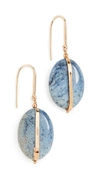 Isabel Marant Stones Earrings In Faded Blue