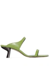 BY FAR PAOLA 55MM DOUBLE STRAP SANDALS