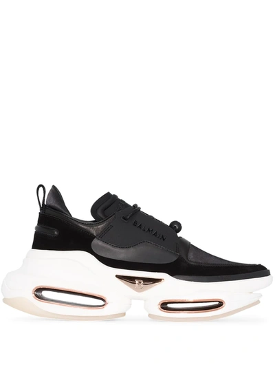 Balmain B-bold Low-top Trainers In Black