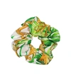 VERSACE Silk Barocco Print Hair Scrunchie