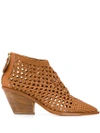 AGL ATTILIO GIUSTI LEOMBRUNI WOVEN POINTED BOOTS