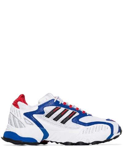 Adidas Originals White, Blue And Red Torsion Trdc Trainers