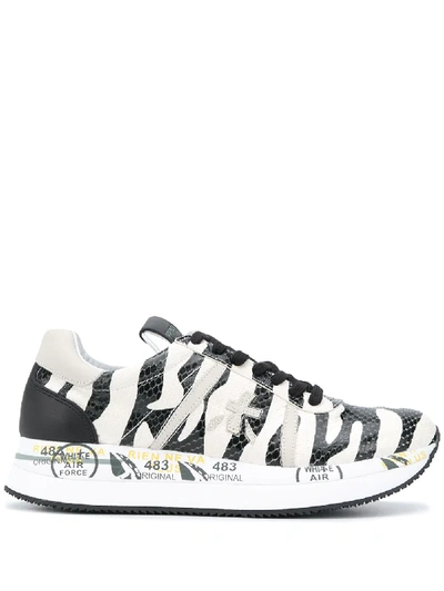 Premiata Conny Low-top Sneakers In Black