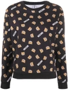 MOSCHINO TEDDY BEAR PRINT SWEATSHIRT